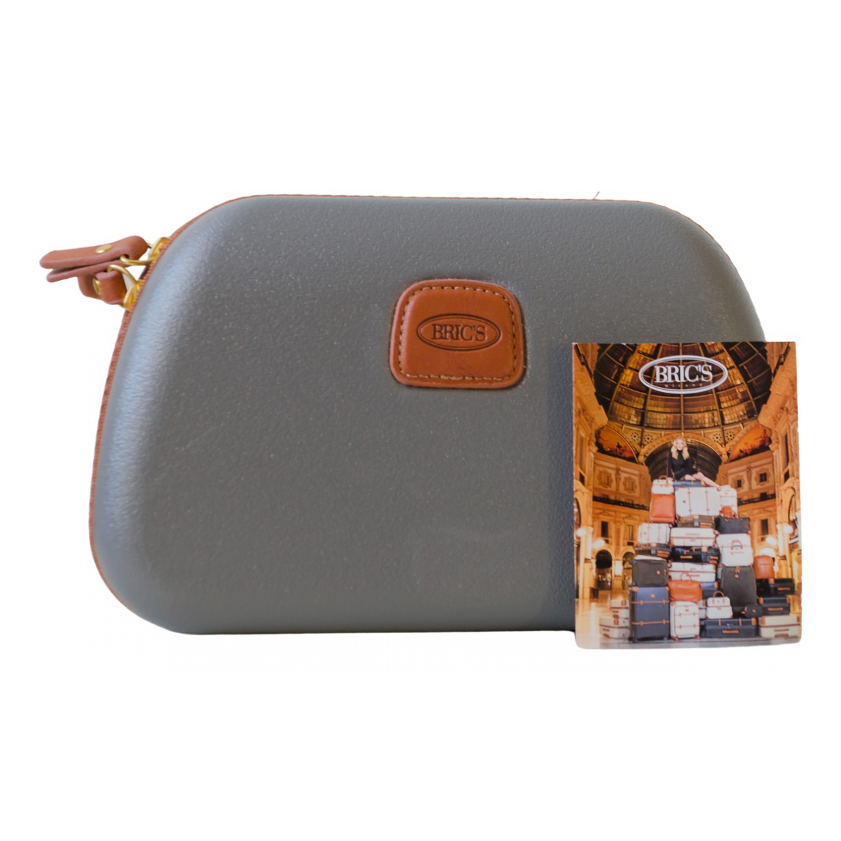 Clutch bag Bric's Grey in Synthetic 